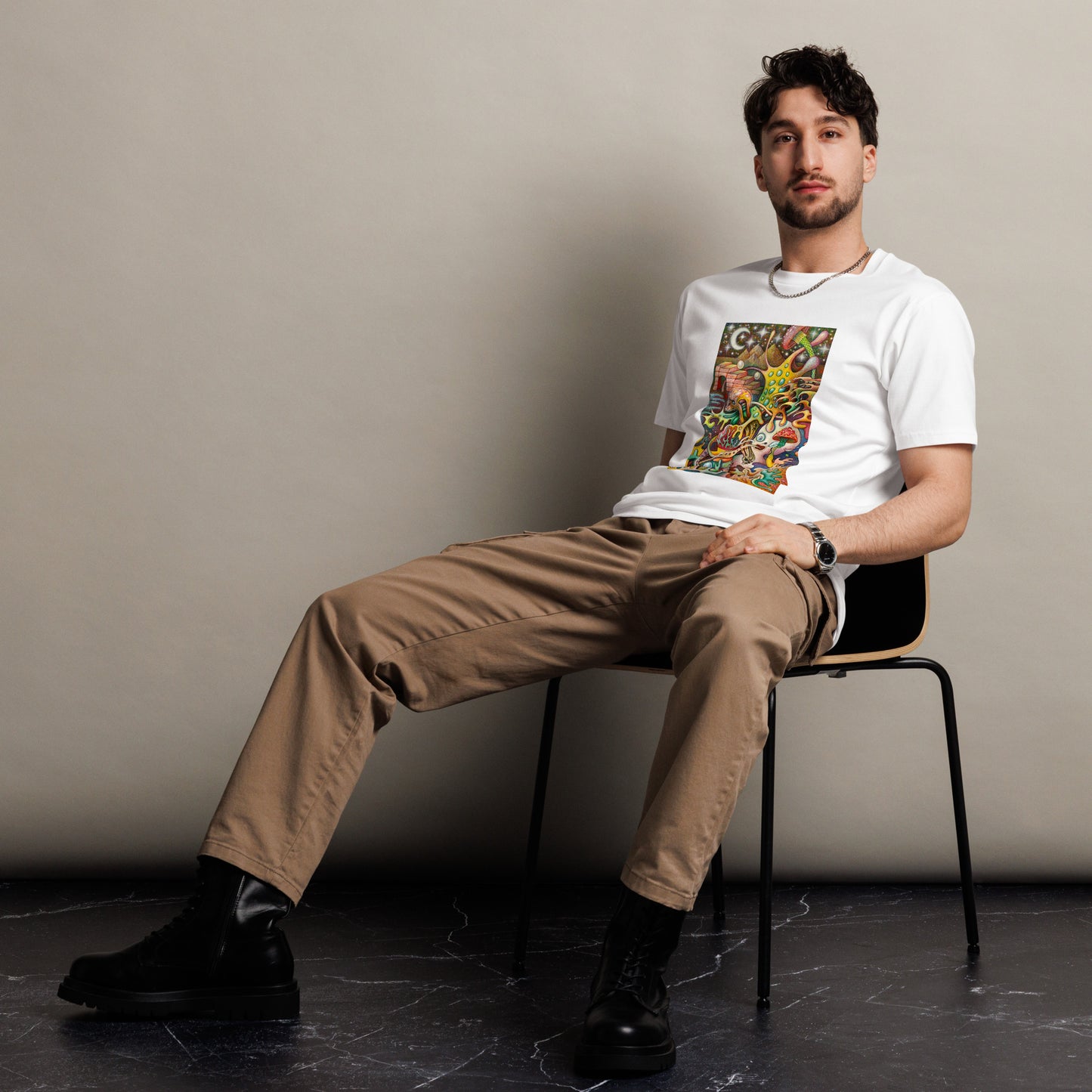 Chris Parra Art | Vibrant Original Graphic T-Shirts | Express Your Style (White)