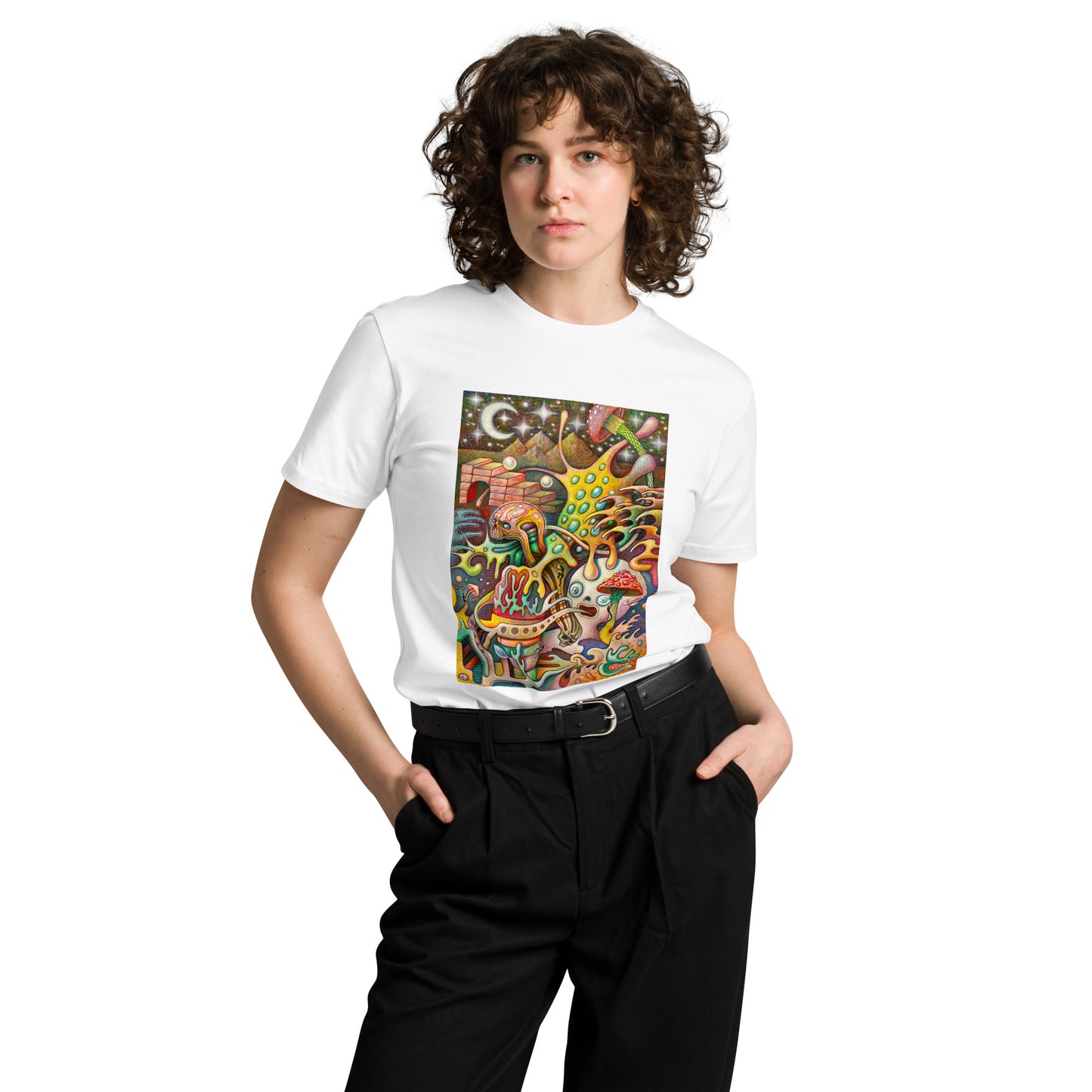 Chris Parra Art | Vibrant Original Graphic T-Shirts | Express Your Style (White)